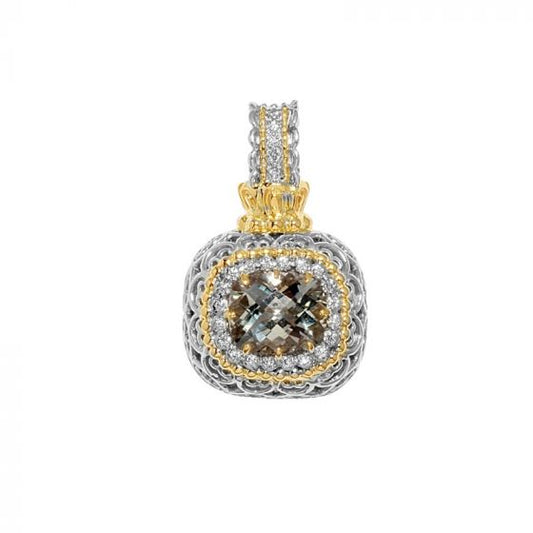 Alwand Vahan 14k Yellow Gold & Sterling Silver Blue Topaz Pendant