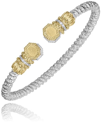Vahan 14k Gold & Sterling Silver Diamond Bracelet