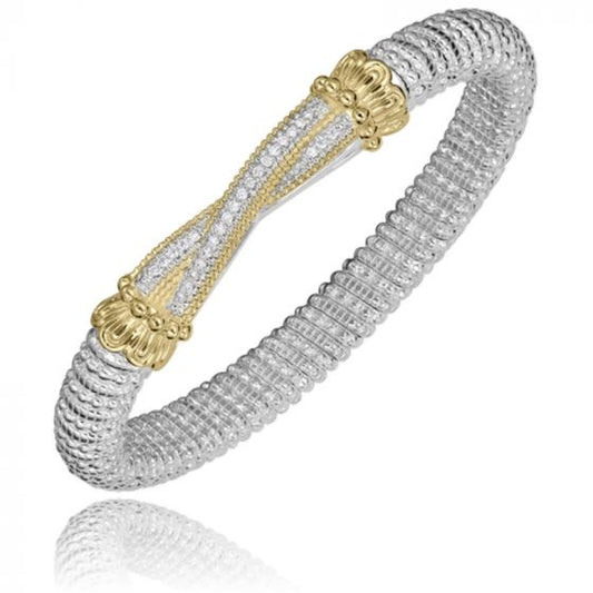 Vahan 14k Gold & Sterling Silver Diamond Bracelet