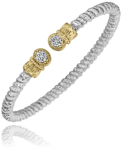 Vahan 14k Gold & Sterling Silver Diamond Bracelet