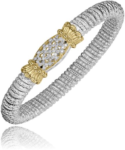 Vahan 14k Gold & Sterling Silver Diamond Bracelet