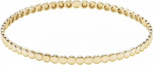14K Yellow Bangle Bracelet