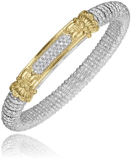 Vahan 14k Gold & Sterling Silver Diamond Bracelet