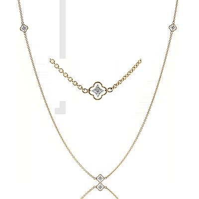 Simon G. 18k White Gold Necklace