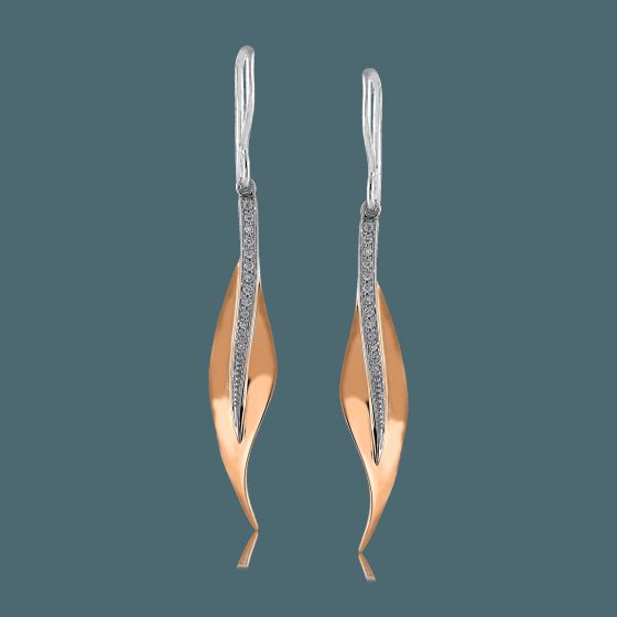 Simon G. 18k White Gold Earrings