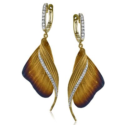Simon G. 18k White Gold Earrings