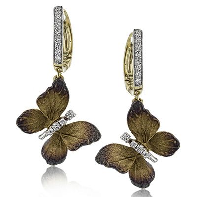 Simon G. 18k White Gold Earrings