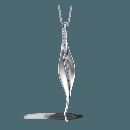 Simon G. 18k White Gold Pendant