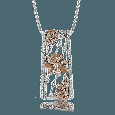 Simon G. 18k White Gold Pendant