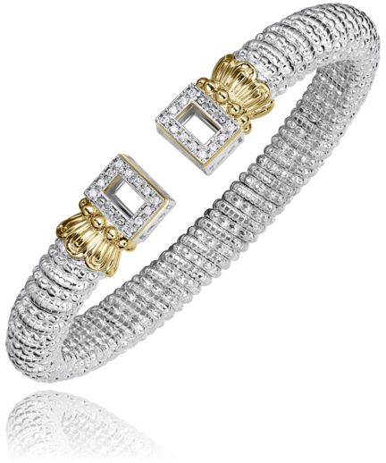 Vahan 14k Gold & Sterling Silver Diamond Bracelet