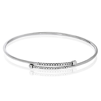 Simon G. 18k White Gold Sg Bangle