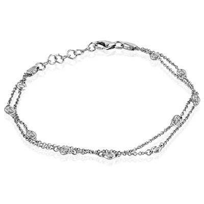 Simon G. 18k White Gold Bracelet