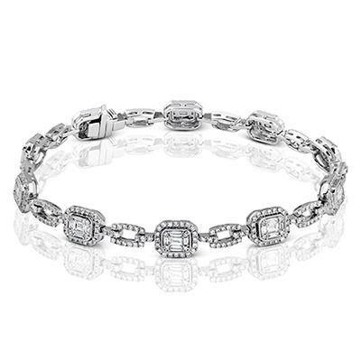 Simon G. 18k White Gold Bracelet