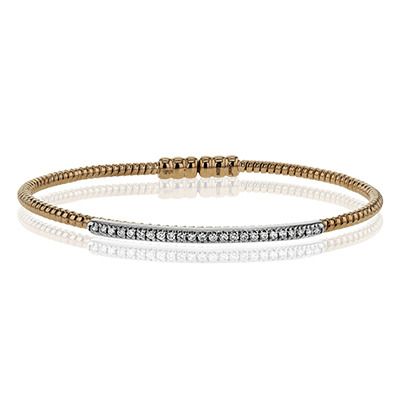 Simon G. 18k White Gold Bangle