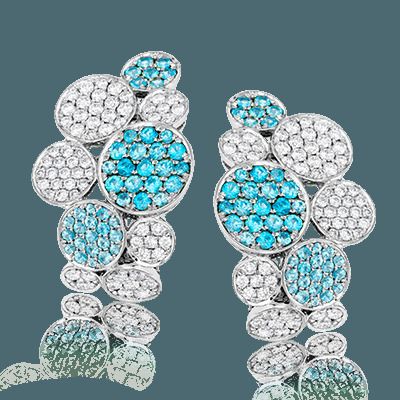 Simon G. 18k White Gold Color Earrings