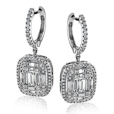 Simon G. 18k White Gold Earrings