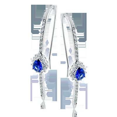 Simon G. 18k White Gold Color Earrings