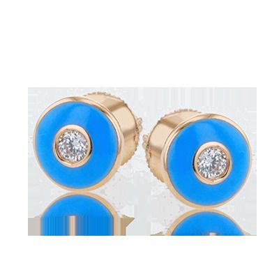 Simon G. 18k White Gold Earrings