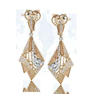 Simon G. 18k White Gold Earrings