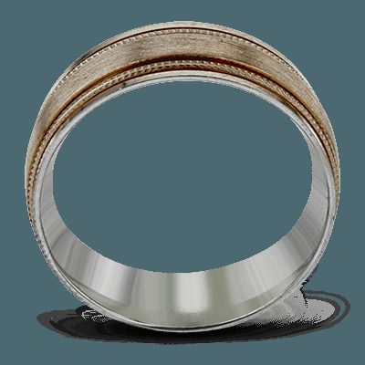 Simon G. 14k White Gold Mens Ring
