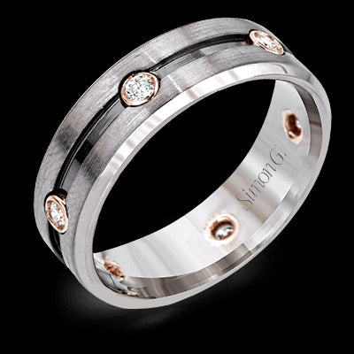 Simon G. 14k White Gold Mens Ring