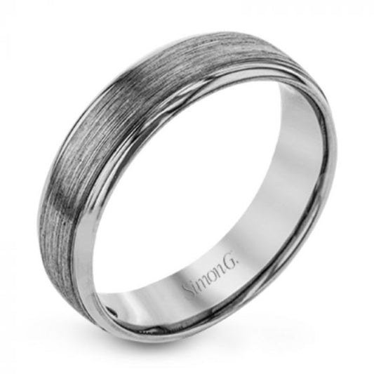 Simon G. 14k White Gold Mens Ring