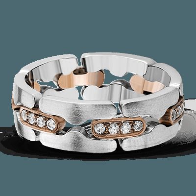 Simon G. 14k White Gold Mens Ring