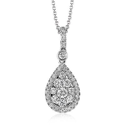 Simon G. 18k White Gold Pendant