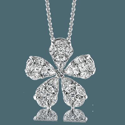 Simon G. 18k White Gold Pendant