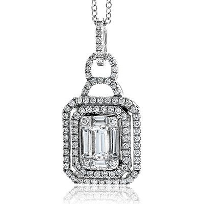 Simon G. 18k White Gold Pendant
