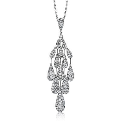 Simon G. 18k White Gold Pendant