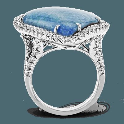 Simon G. 18k White Gold Color Ring