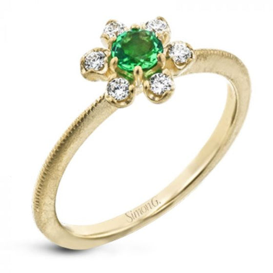 Simon G. 18k Yellow Gold Paradise Color Ring, Size 7