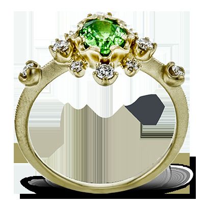 Simon G. 18k White Gold Color Ring