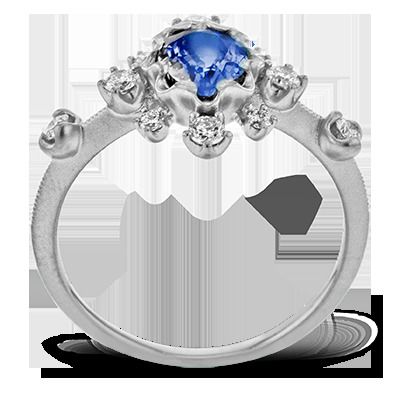Simon G. 18k White Gold Color Ring