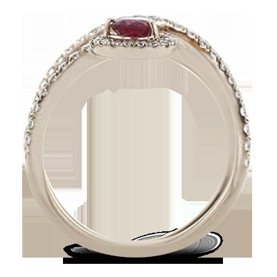 Simon G. 18k White Gold Color Ring