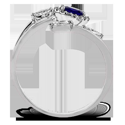 Simon G. 18k White Gold Color Ring