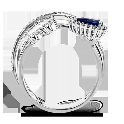 Simon G. 18k White Gold Color Ring
