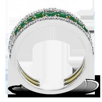 Simon G. 18k White Gold Color Ring