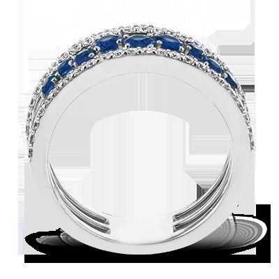 Simon G. 18k White Gold Color Ring