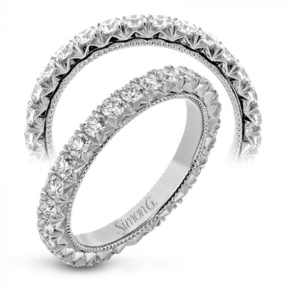 Simon G. 18k White Gold Anniversary Ring