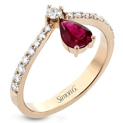 Simon G. 18k White Gold Color Ring