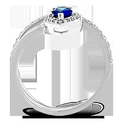 Simon G. 18k White Gold Color Ring