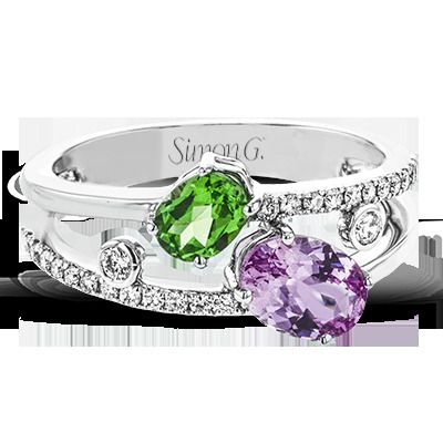 Simon G. 18k White Gold Color Ring