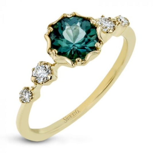 Simon G. 18k Yellow Gold Paradise Color Ring, Size 7