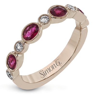Simon G. 18k White Gold Color Ring