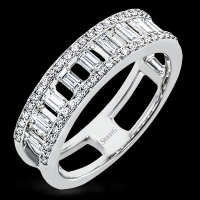 Simon G. 18k White Gold Anniversary Ring