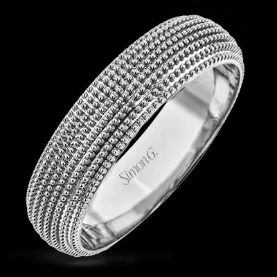 Simon G. 14k White Gold Mens Ring