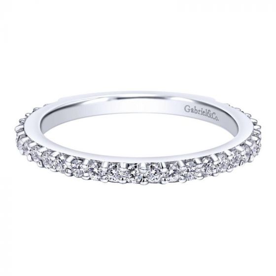 Gabriel Stackable Rings Gabriel & Co. 14k White Gold Stackable Diamond Ring – Becker's Diamonds ...