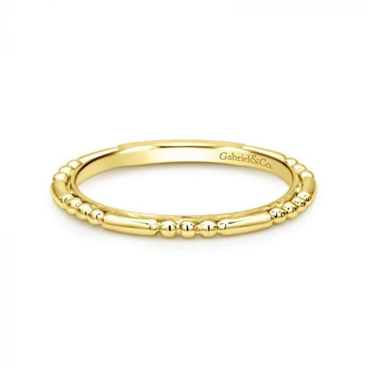 Gabriel & Co. 14k Yellow Gold Stackable Ring